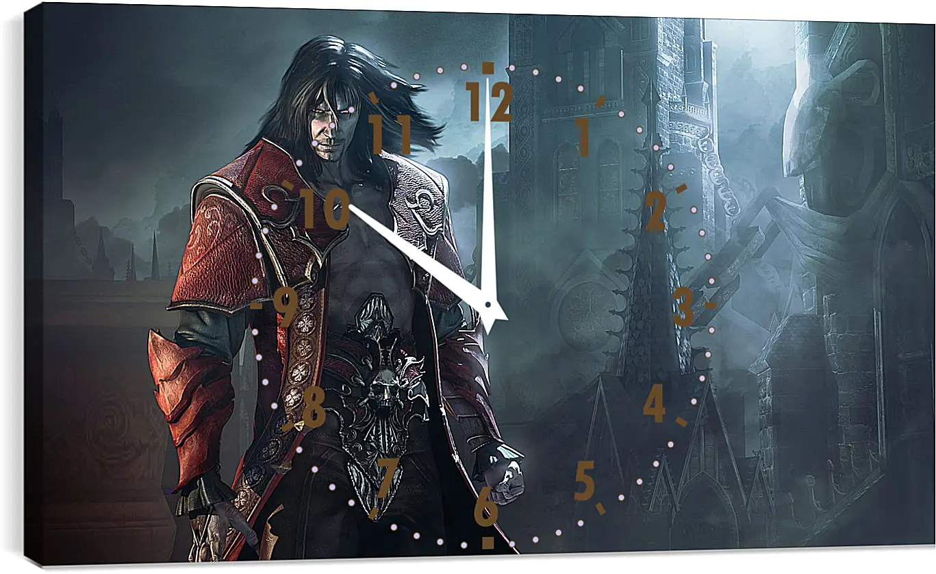 Часы картина - castlevania lords of shadow 2, gabriel belmont, prince of darkness
