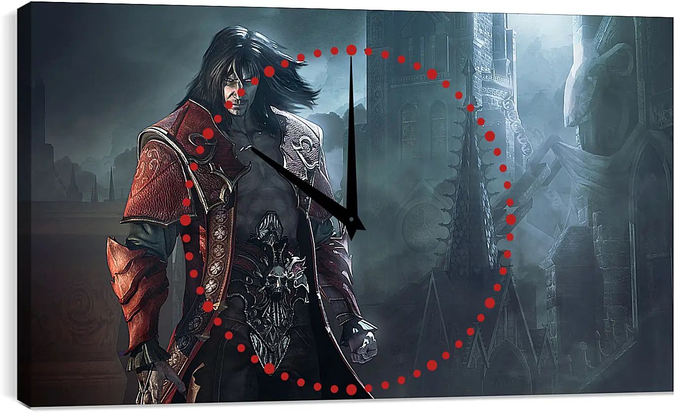 Часы картина - castlevania lords of shadow 2, gabriel belmont, prince of darkness

