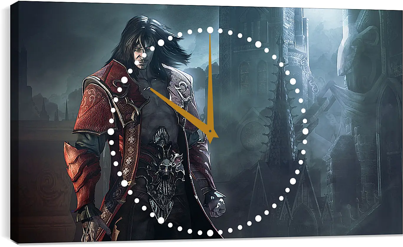 Часы картина - castlevania lords of shadow 2, gabriel belmont, prince of darkness
