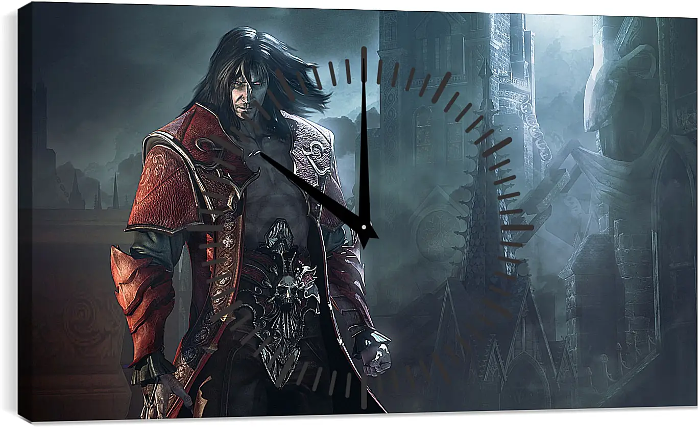 Часы картина - castlevania lords of shadow 2, gabriel belmont, prince of darkness
