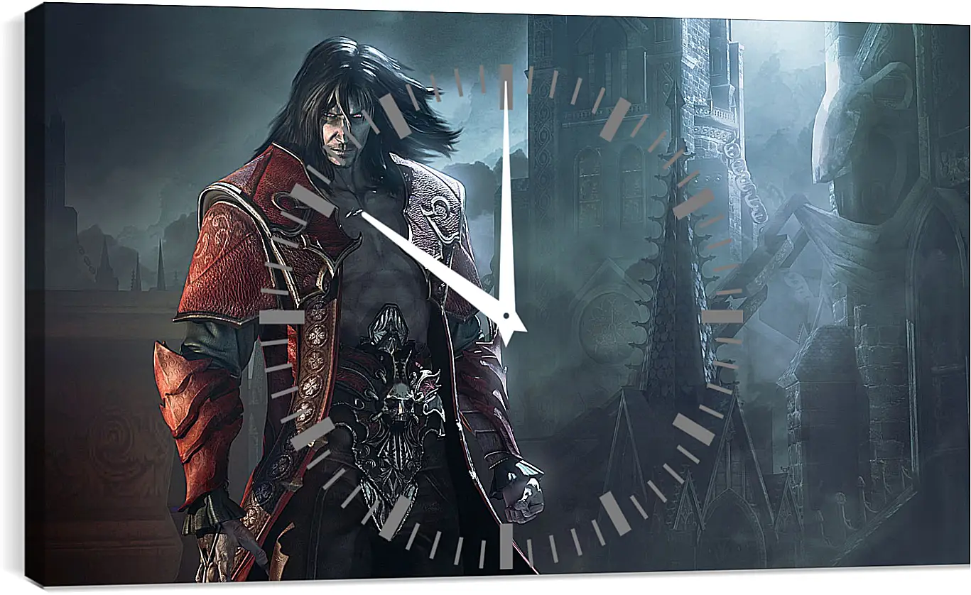 Часы картина - castlevania lords of shadow 2, gabriel belmont, prince of darkness
