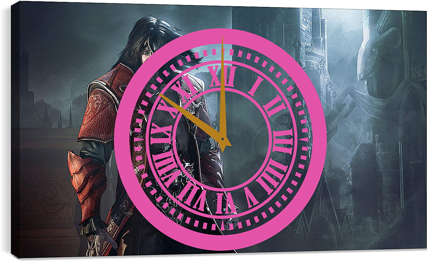 Часы картина - castlevania lords of shadow 2, gabriel belmont, prince of darkness
