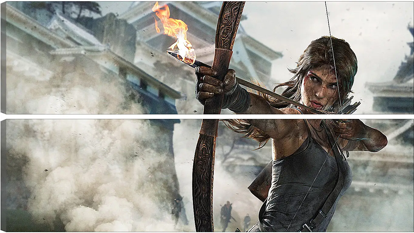 Модульная картина - tomb raider definitive edition, crystal dynamics, lara croft