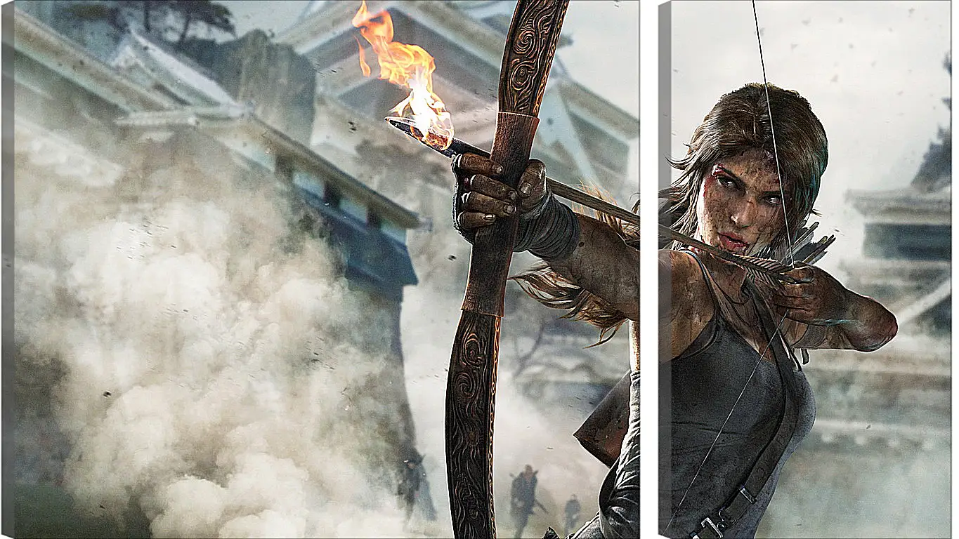 Модульная картина - tomb raider definitive edition, crystal dynamics, lara croft