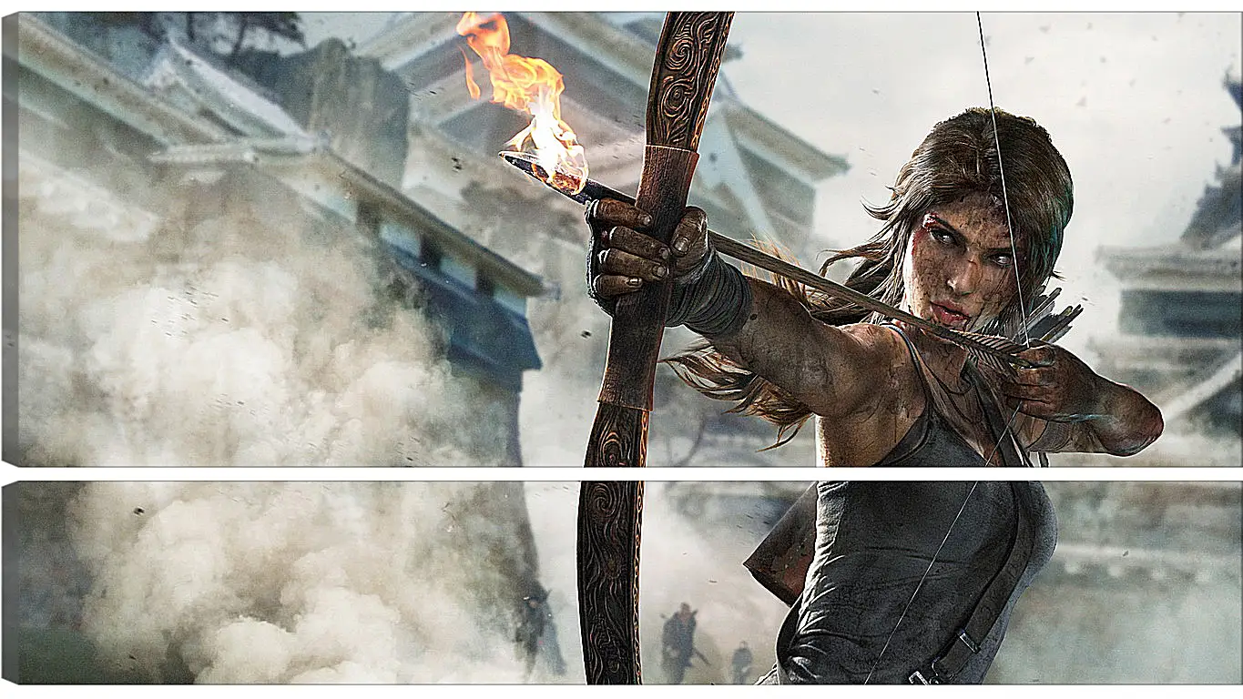 Модульная картина - tomb raider definitive edition, crystal dynamics, lara croft