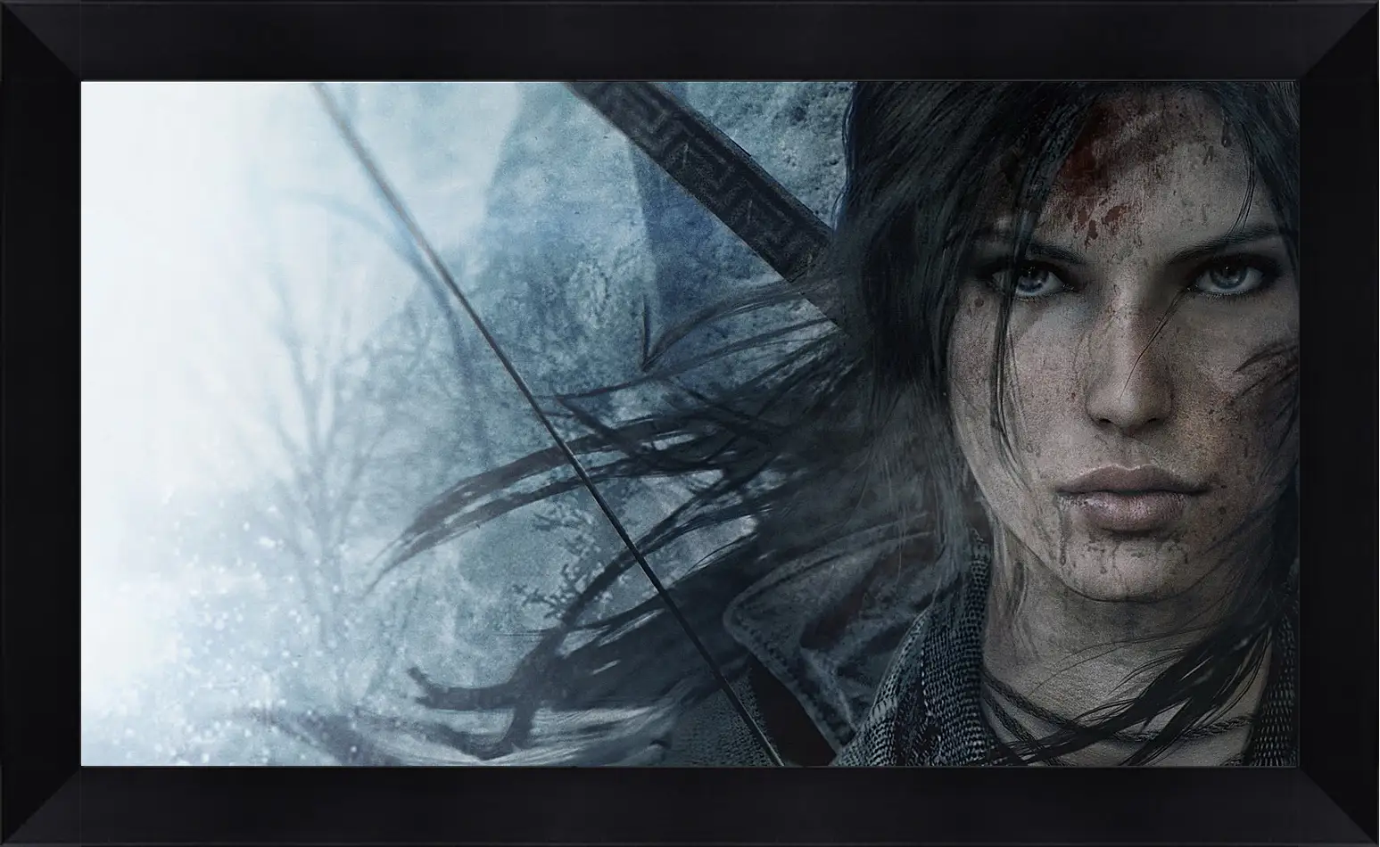 Картина в раме - lara croft, rise of the tomb raider, face