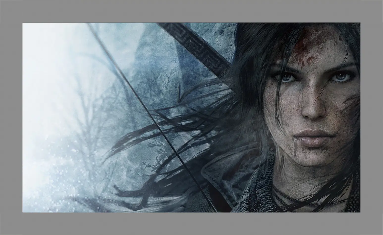 Картина в раме - lara croft, rise of the tomb raider, face