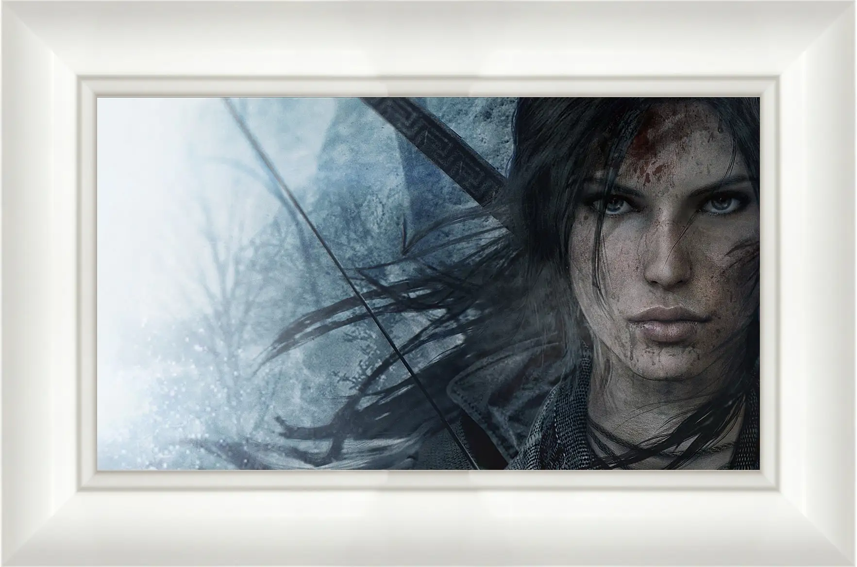 Картина в раме - lara croft, rise of the tomb raider, face