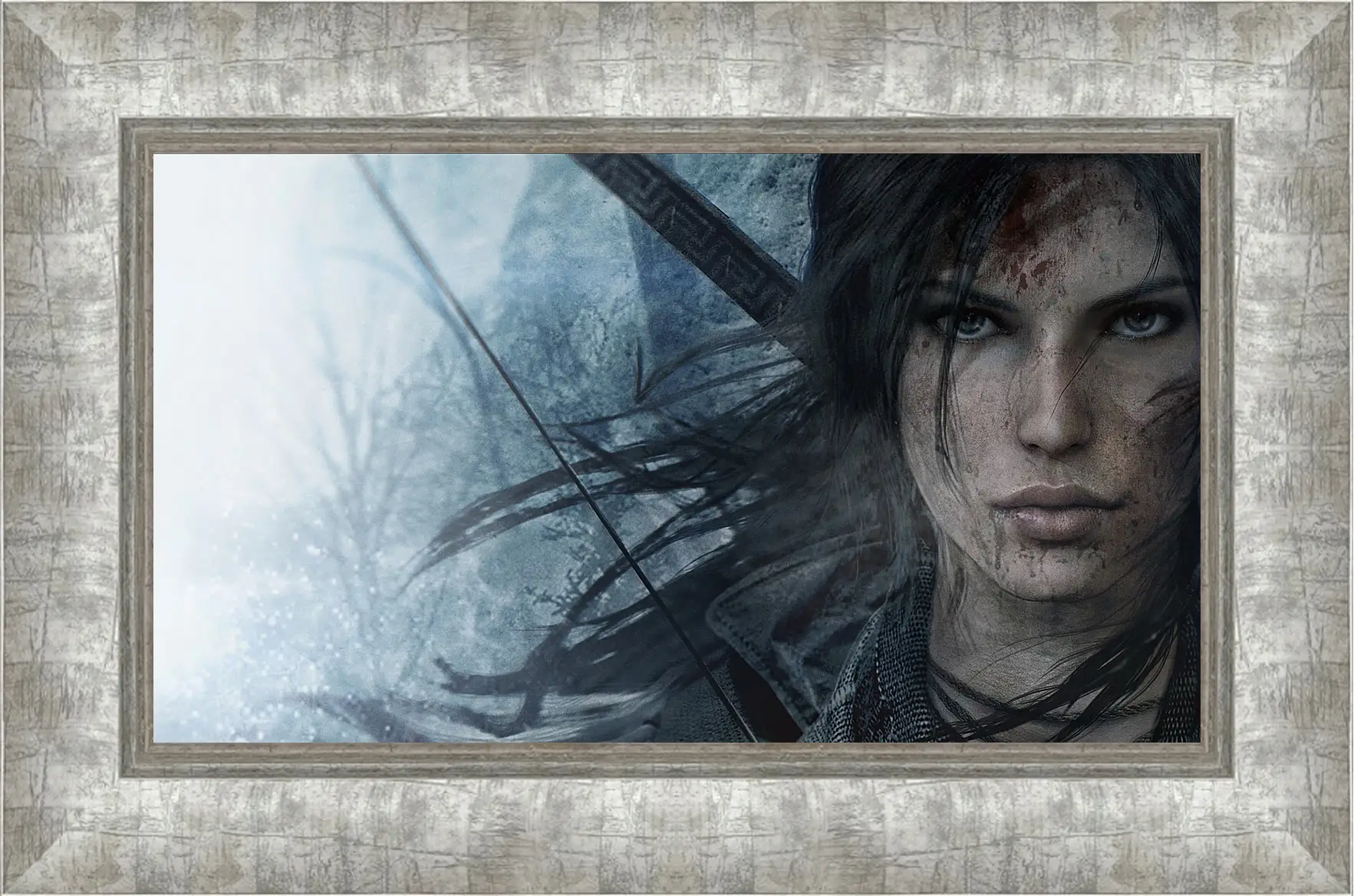 Картина в раме - lara croft, rise of the tomb raider, face