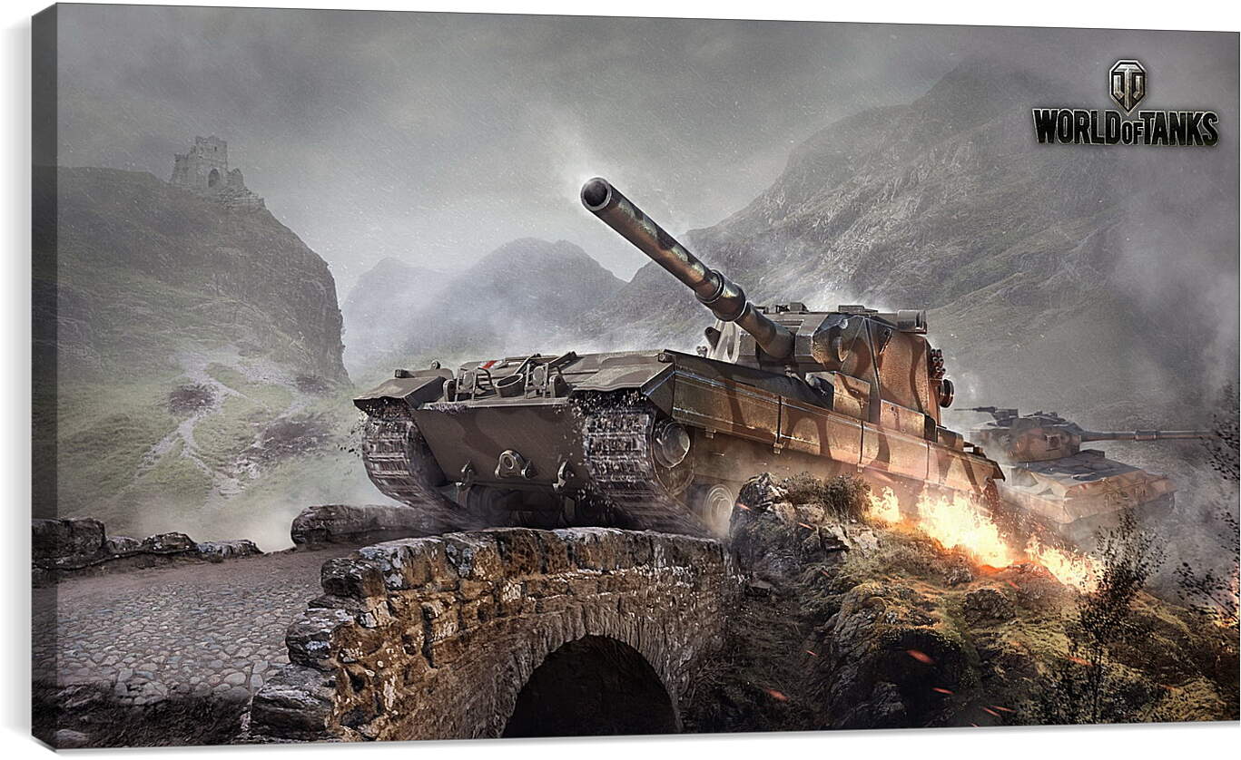 Постер и плакат - world of tanks, wargaming net, fv215b
