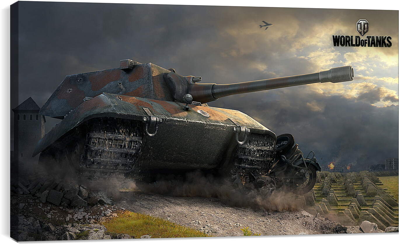 Постер и плакат - world of tanks, e 100, tank