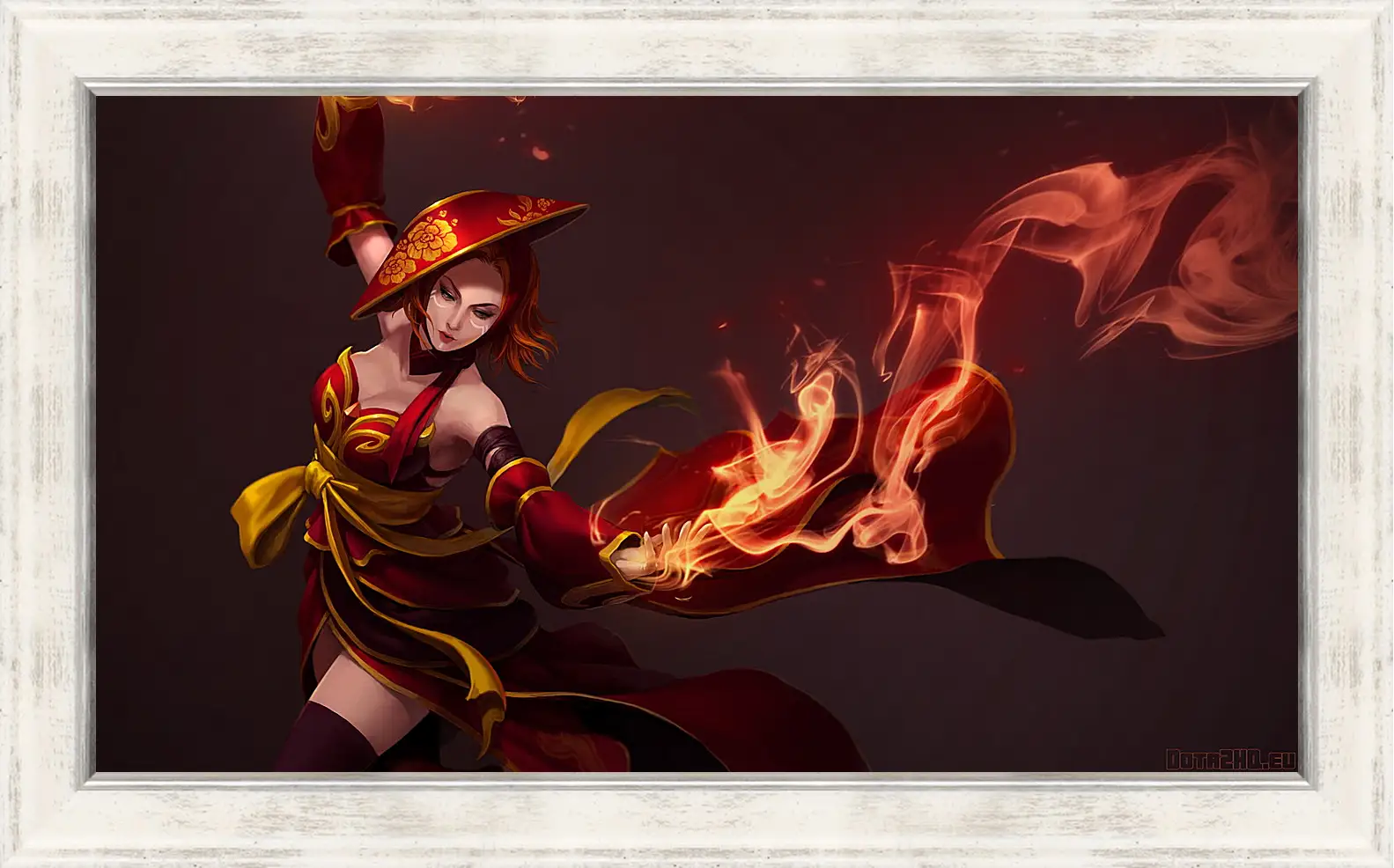 Картина в раме - lina, slayer, dota 2