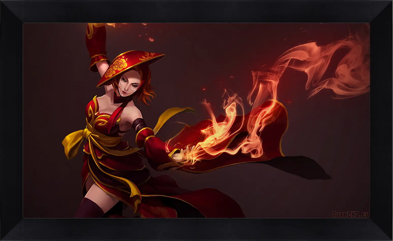 Картина в раме - lina, slayer, dota 2