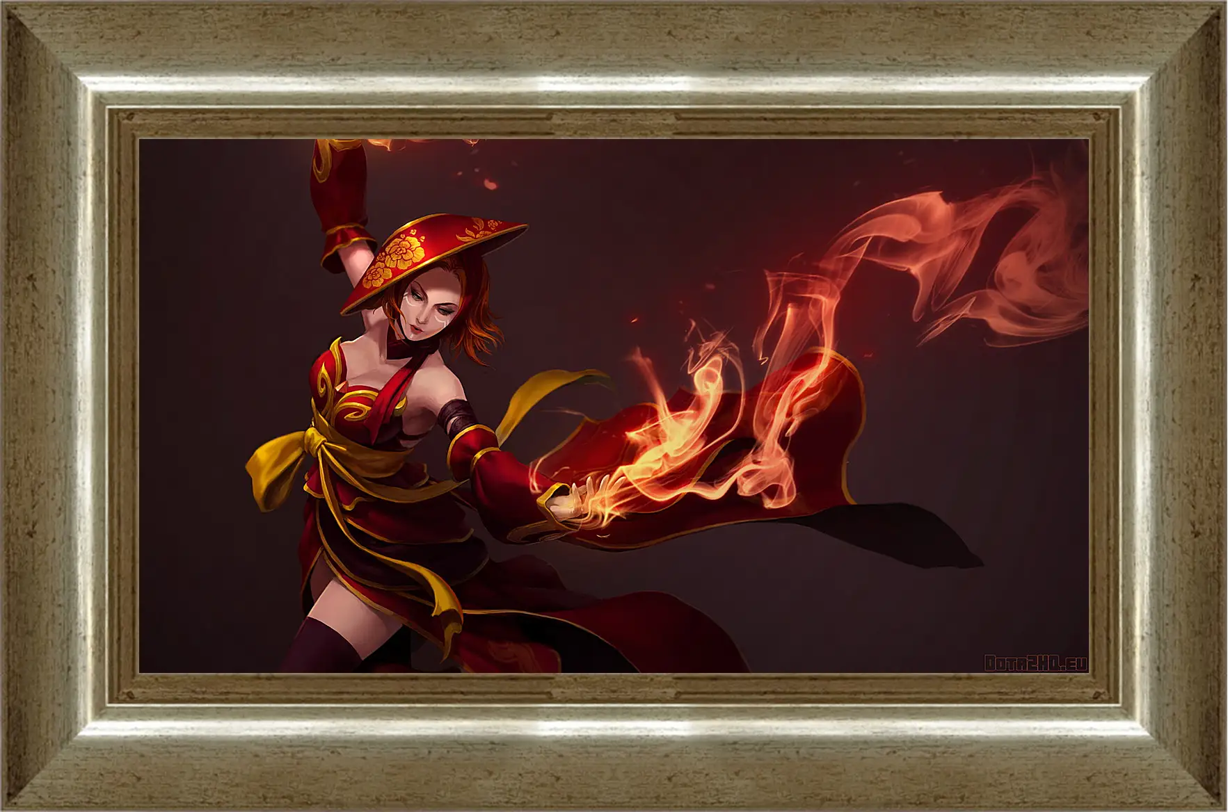 Картина в раме - lina, slayer, dota 2