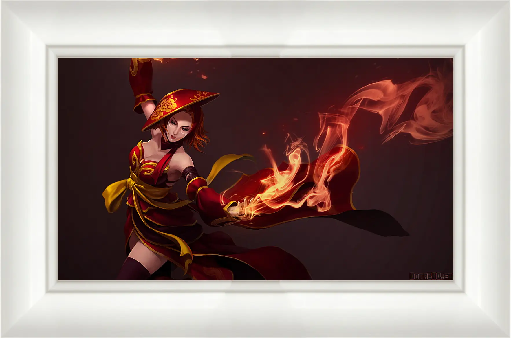 Картина в раме - lina, slayer, dota 2