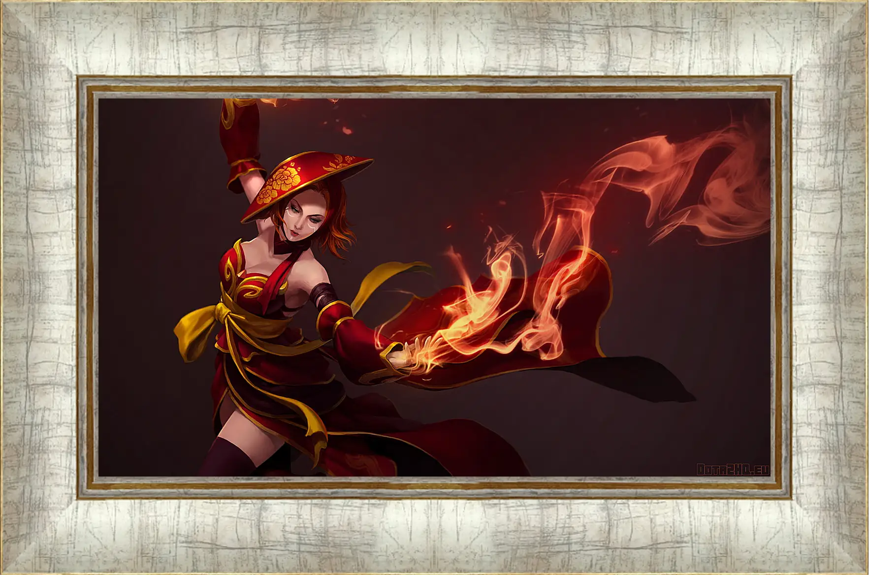 Картина в раме - lina, slayer, dota 2