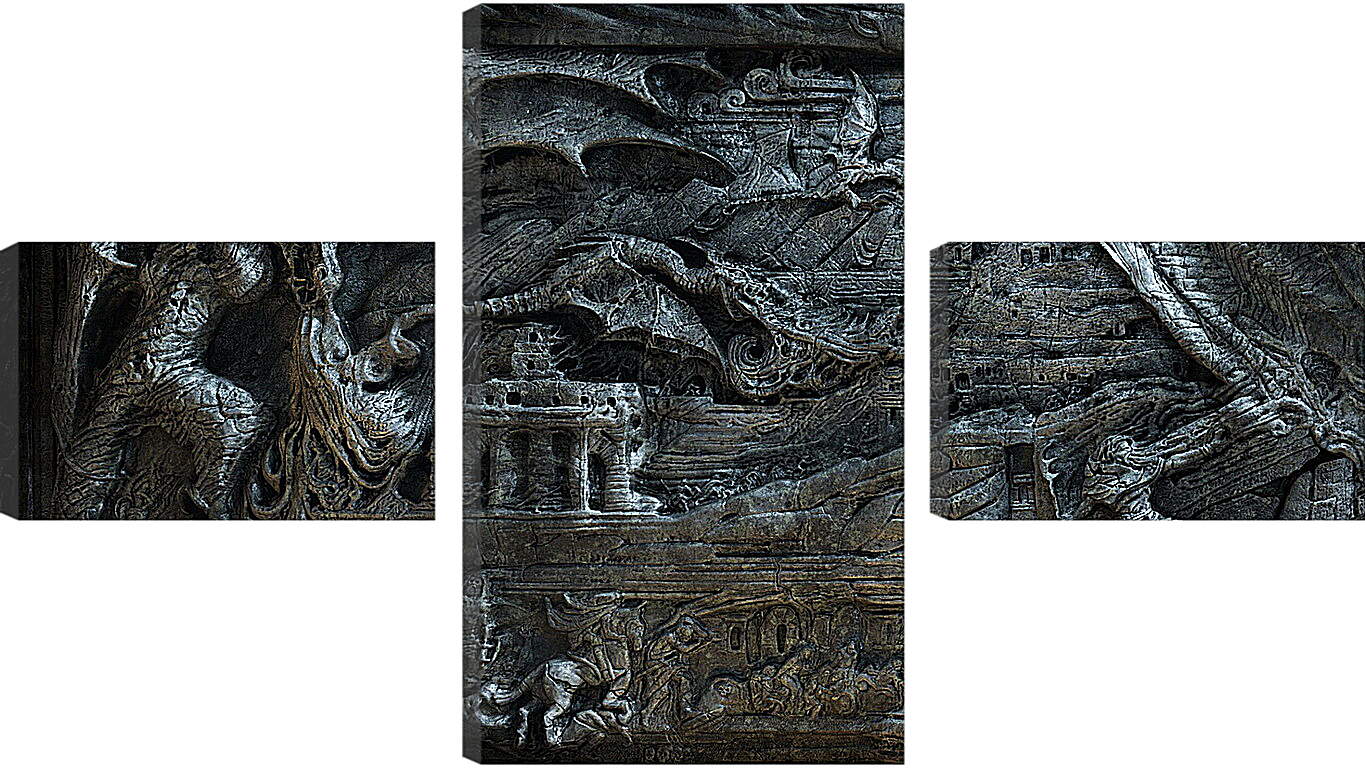 Модульная картина - the elder scrolls, skyrim, bas
