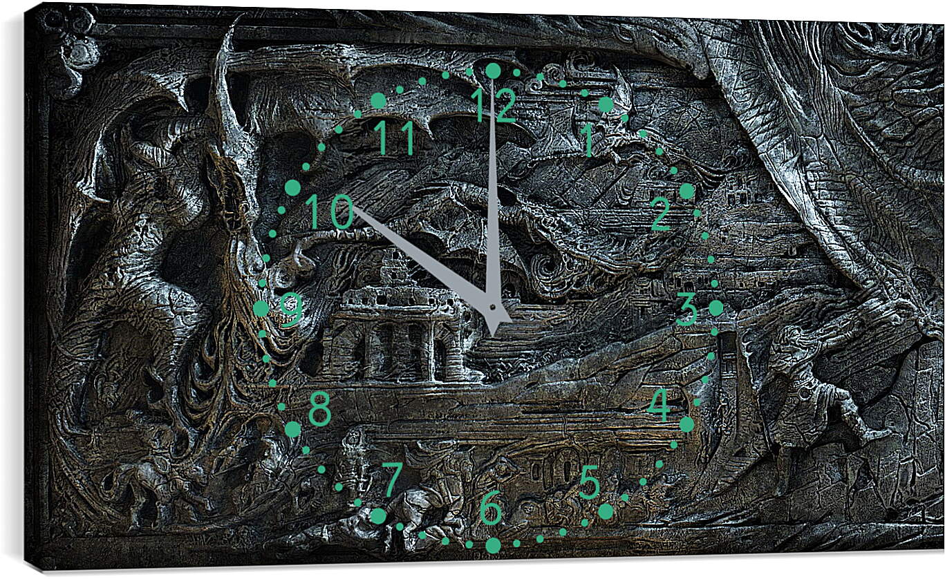 Часы картина - the elder scrolls, skyrim, bas
