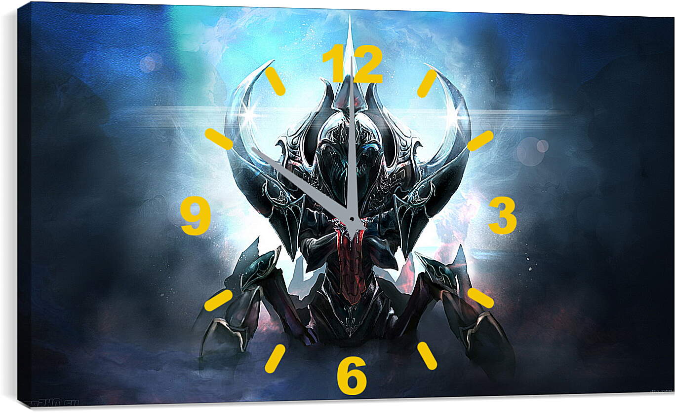 Часы картина - nyx, assassin, dota 2