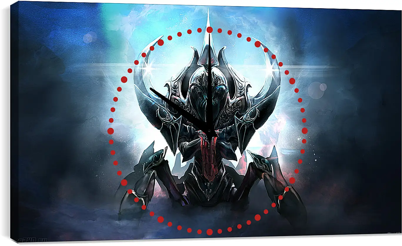 Часы картина - nyx, assassin, dota 2