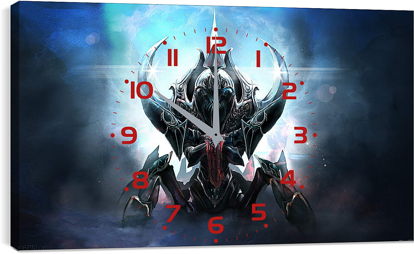 Часы картина - nyx, assassin, dota 2