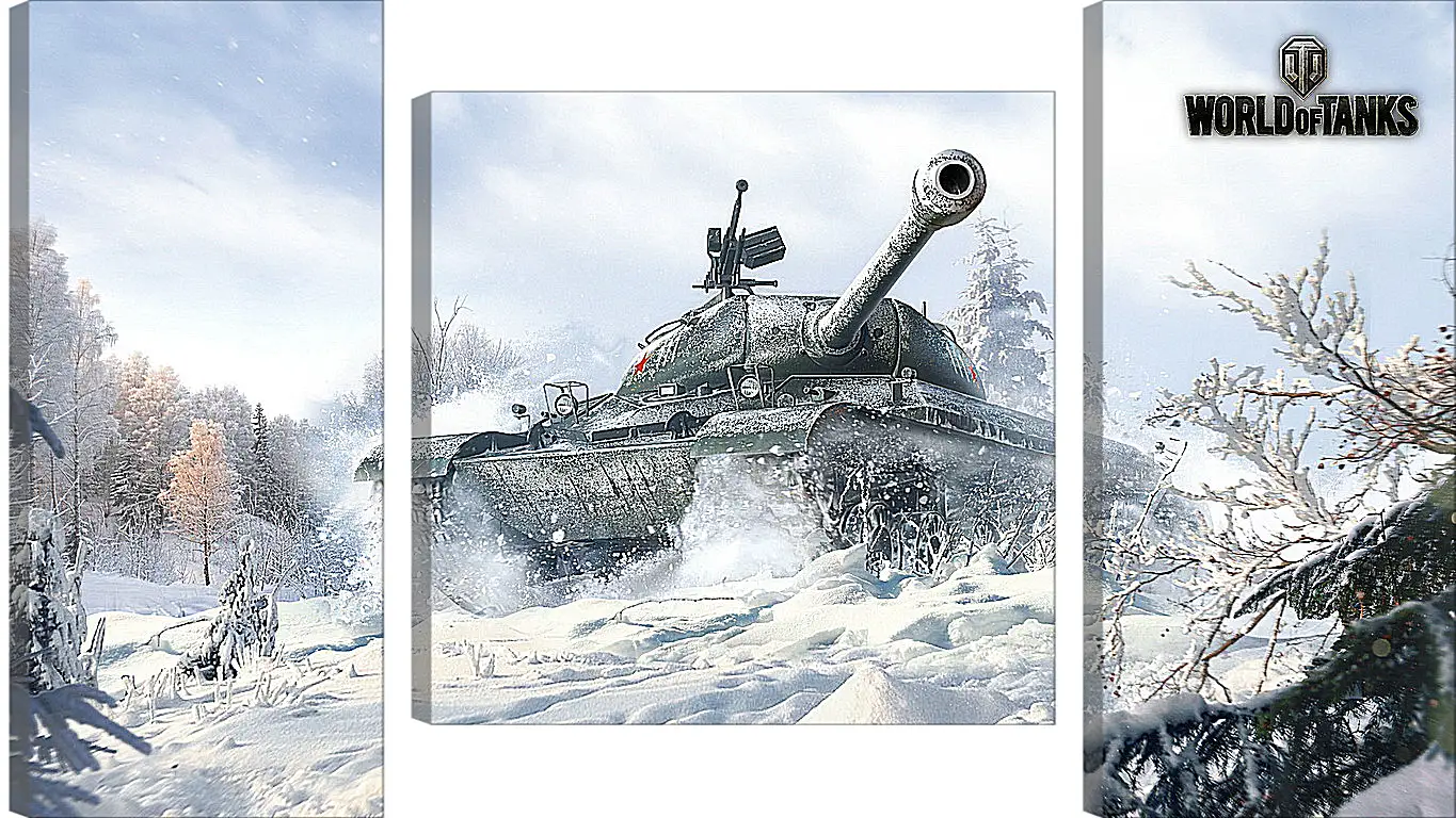 Модульная картина - world of tanks, wargaming net, wot