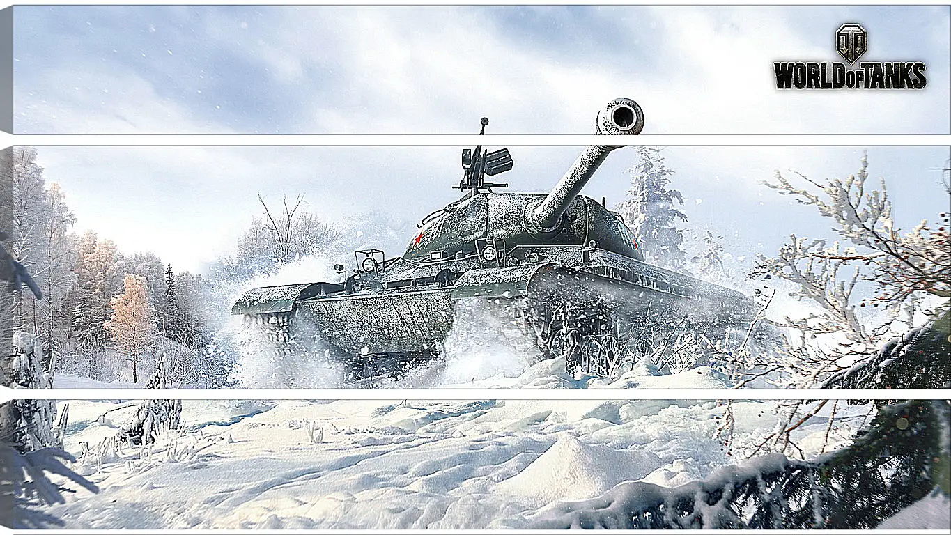 Модульная картина - world of tanks, wargaming net, wot