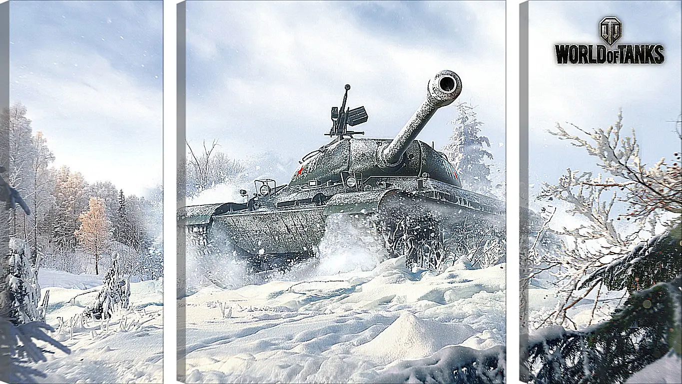 Модульная картина - world of tanks, wargaming net, wot