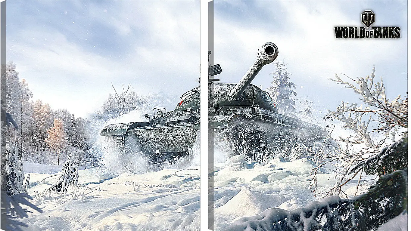 Модульная картина - world of tanks, wargaming net, wot