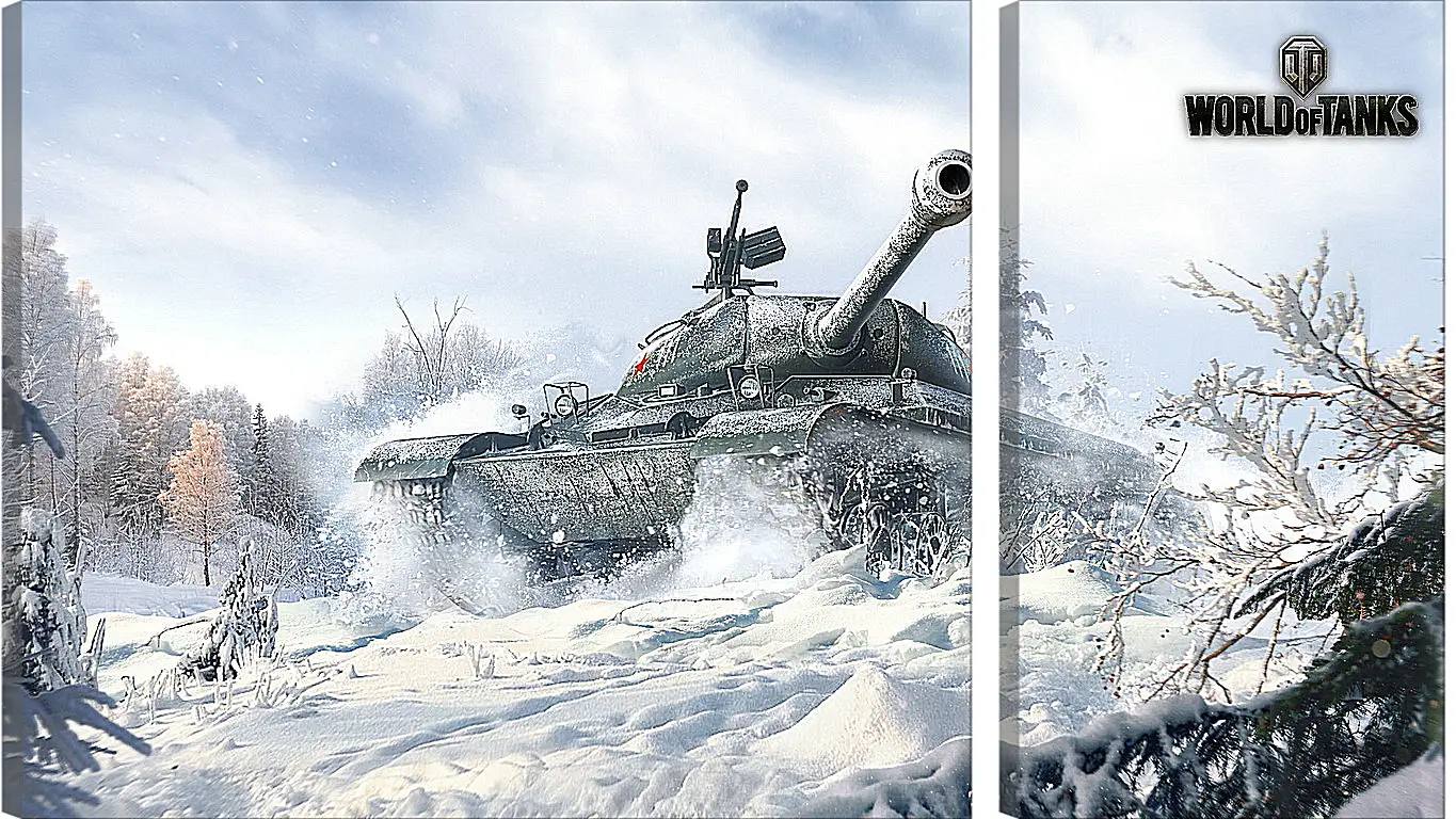 Модульная картина - world of tanks, wargaming net, wot