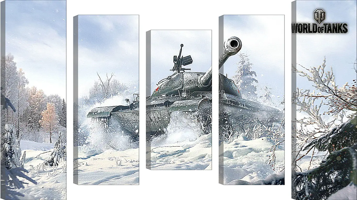 Модульная картина - world of tanks, wargaming net, wot