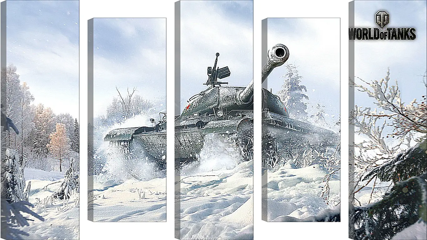 Модульная картина - world of tanks, wargaming net, wot