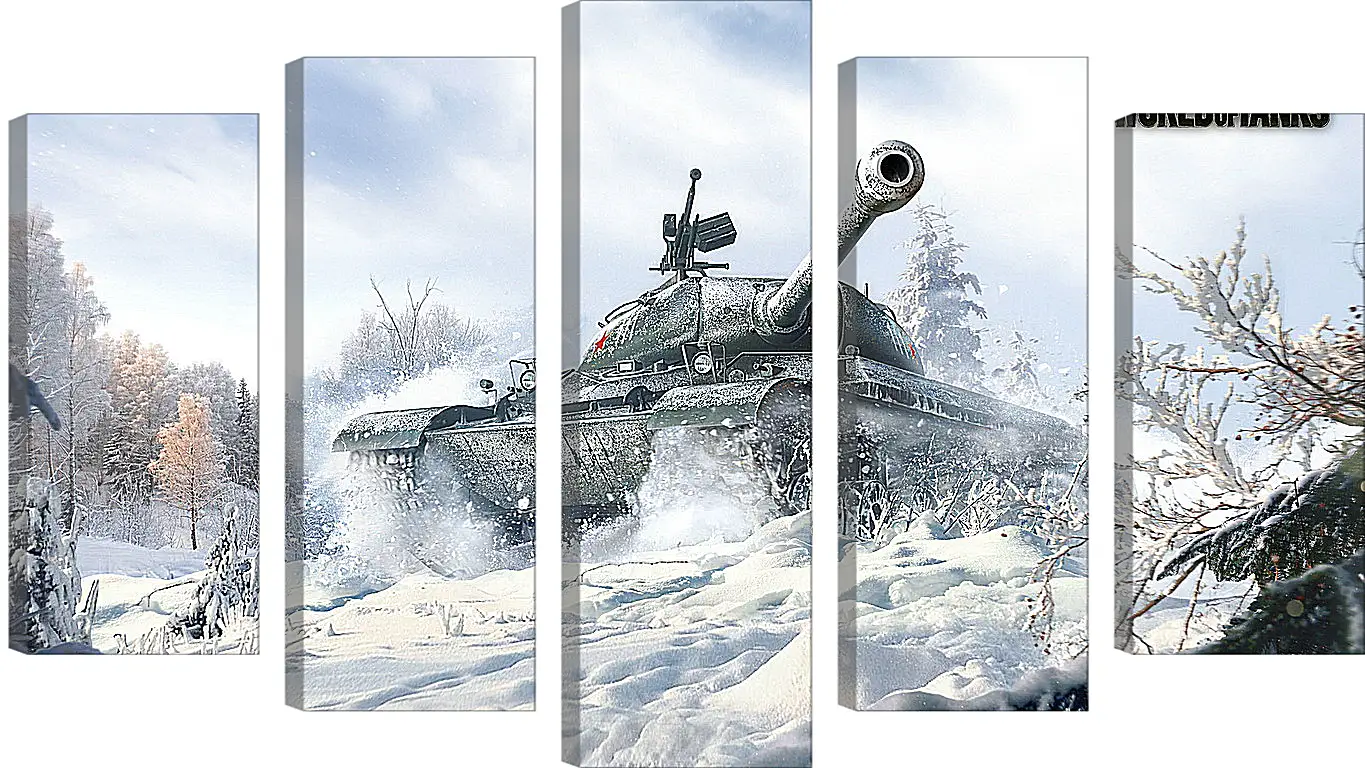 Модульная картина - world of tanks, wargaming net, wot