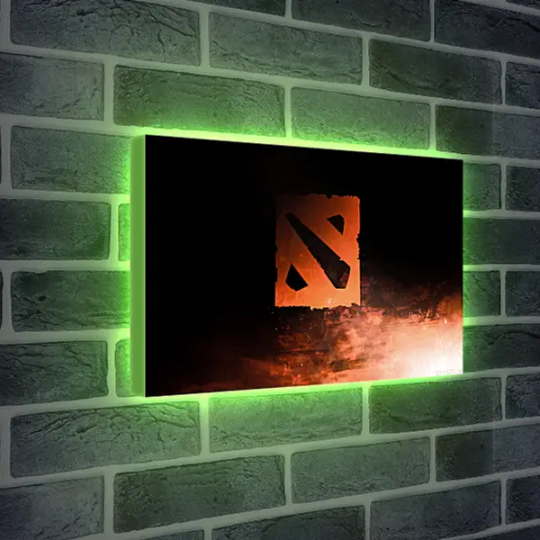 Лайтбокс световая панель - dota 2, logo, art