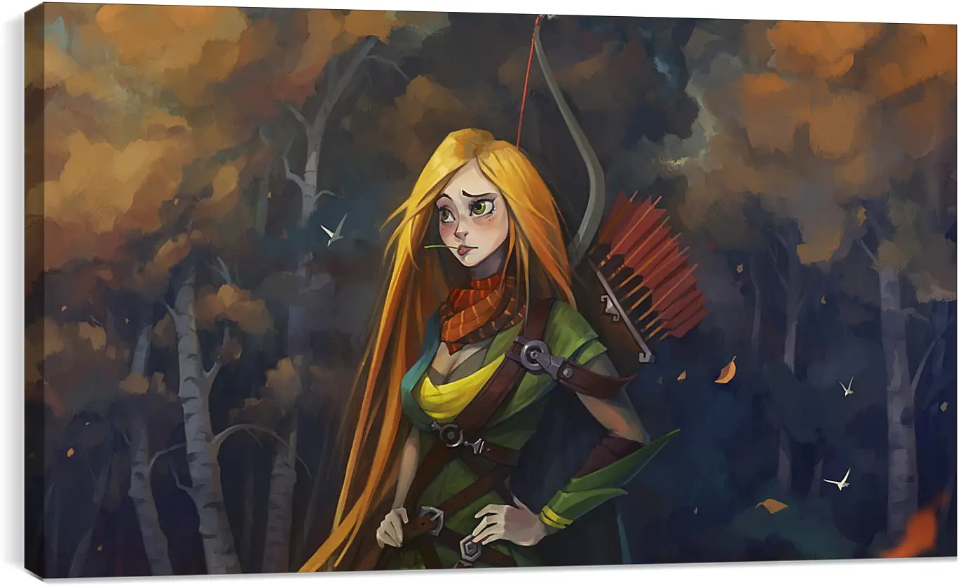 Постер и плакат - windrunner, dota 2, art
