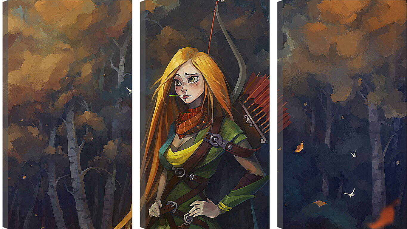 Модульная картина - windrunner, dota 2, art
