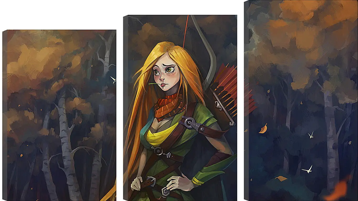 Модульная картина - windrunner, dota 2, art
