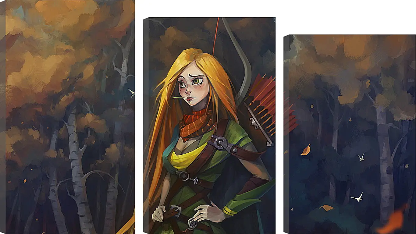 Модульная картина - windrunner, dota 2, art
