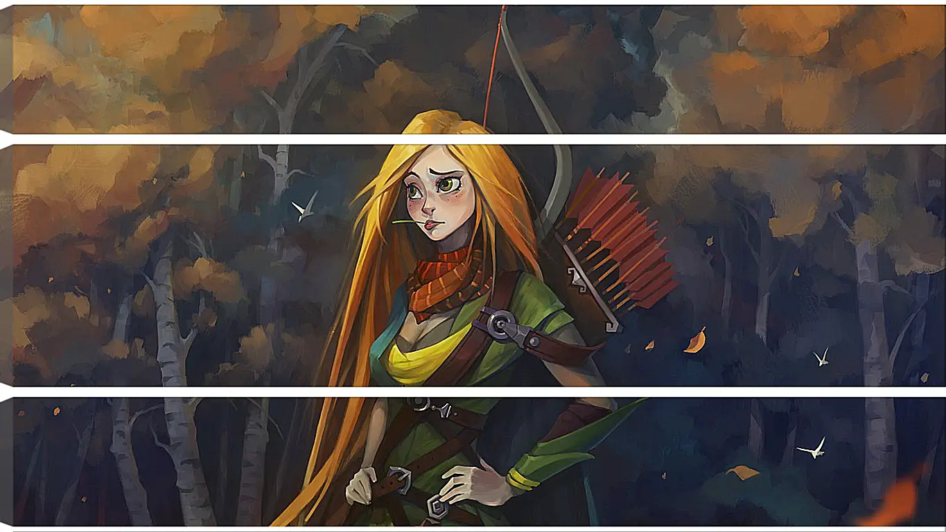 Модульная картина - windrunner, dota 2, art
