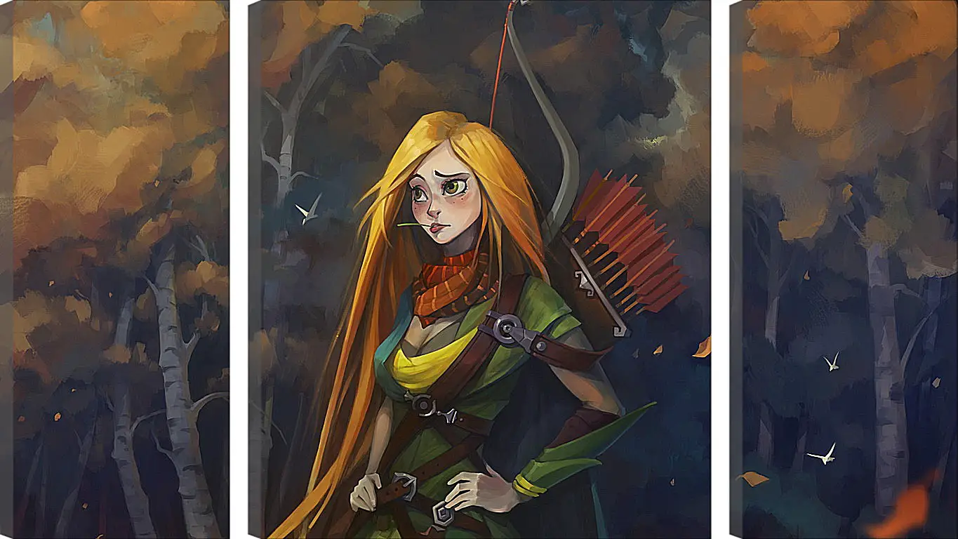 Модульная картина - windrunner, dota 2, art
