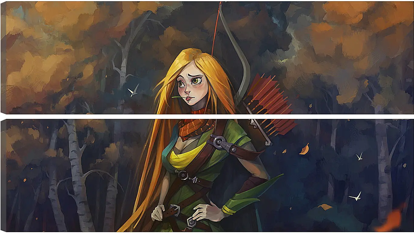 Модульная картина - windrunner, dota 2, art
