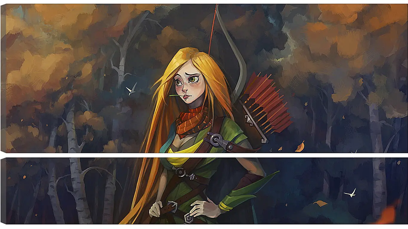 Модульная картина - windrunner, dota 2, art
