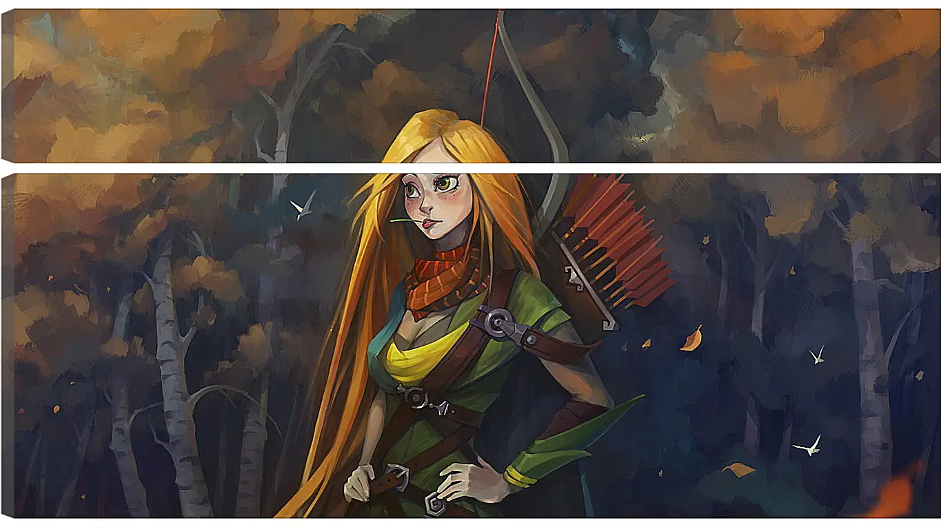 Модульная картина - windrunner, dota 2, art
