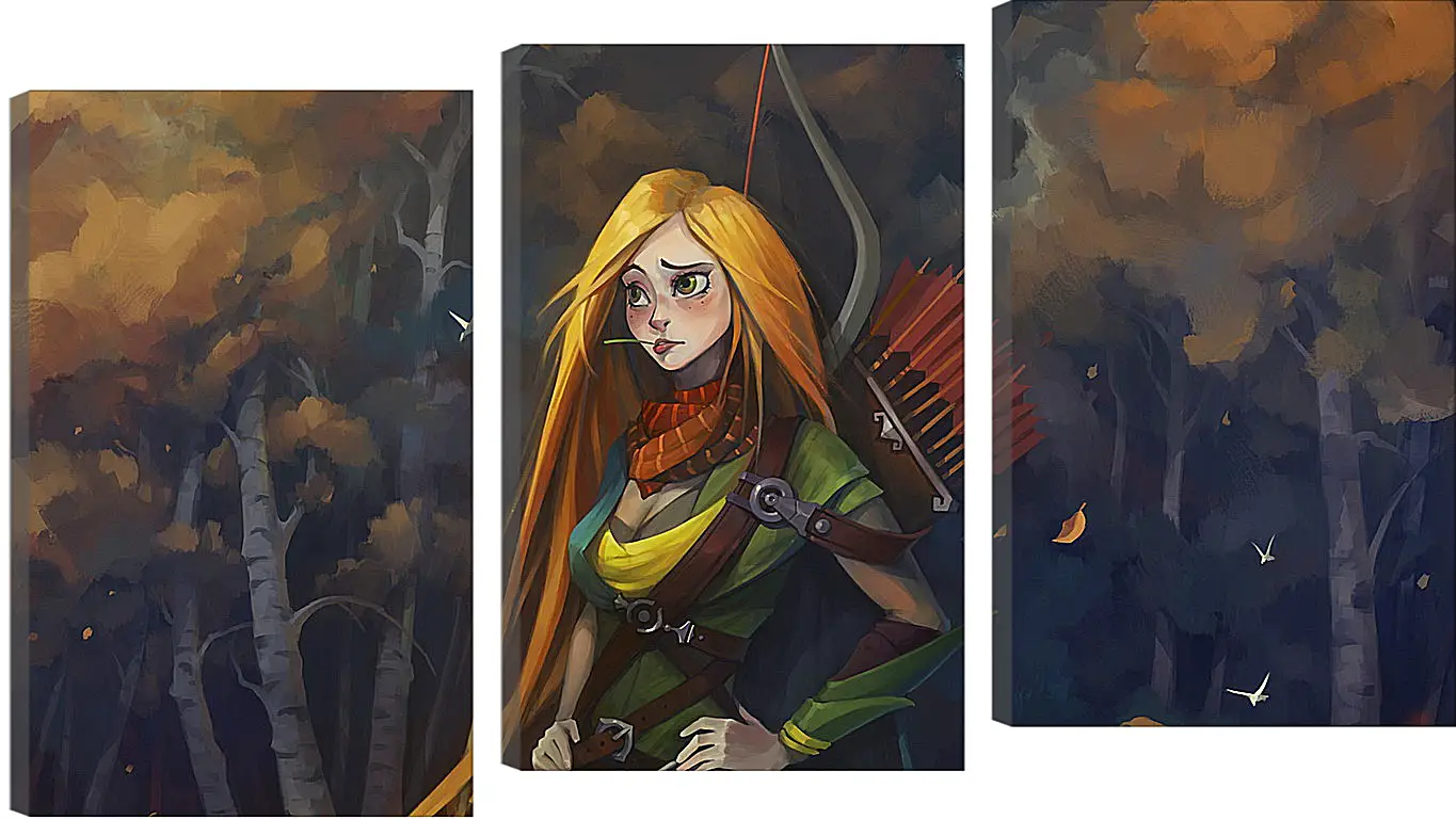 Модульная картина - windrunner, dota 2, art
