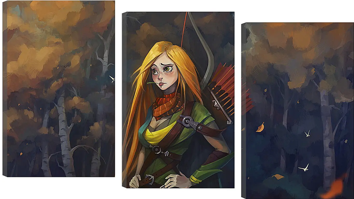 Модульная картина - windrunner, dota 2, art
