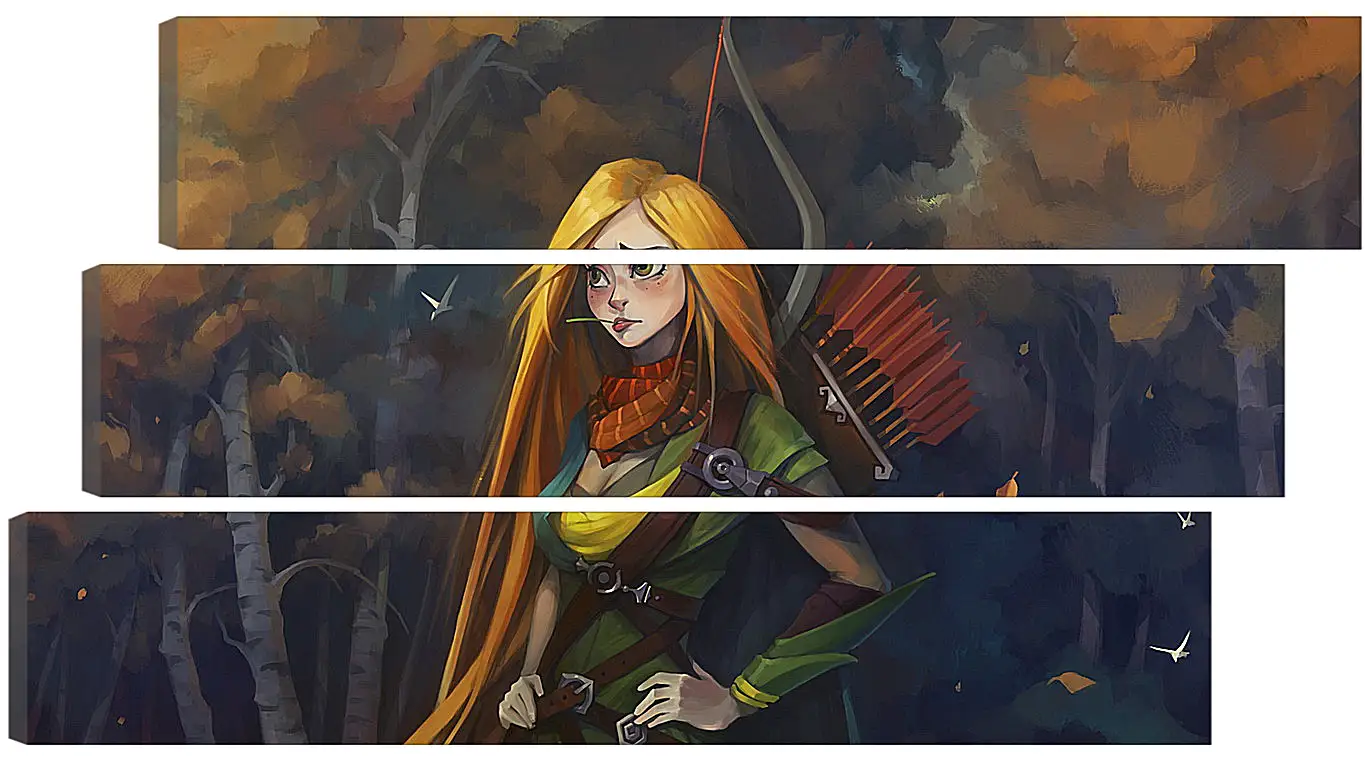 Модульная картина - windrunner, dota 2, art
