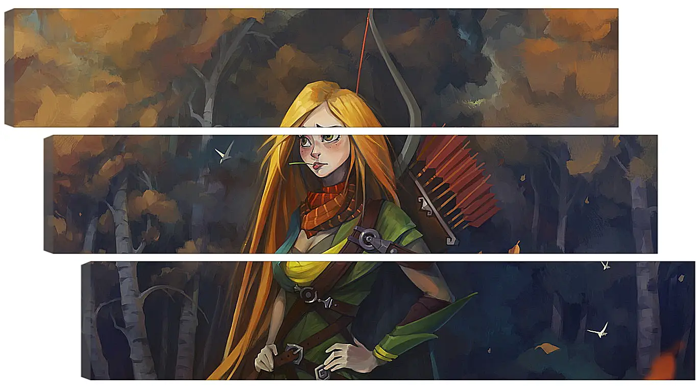 Модульная картина - windrunner, dota 2, art
