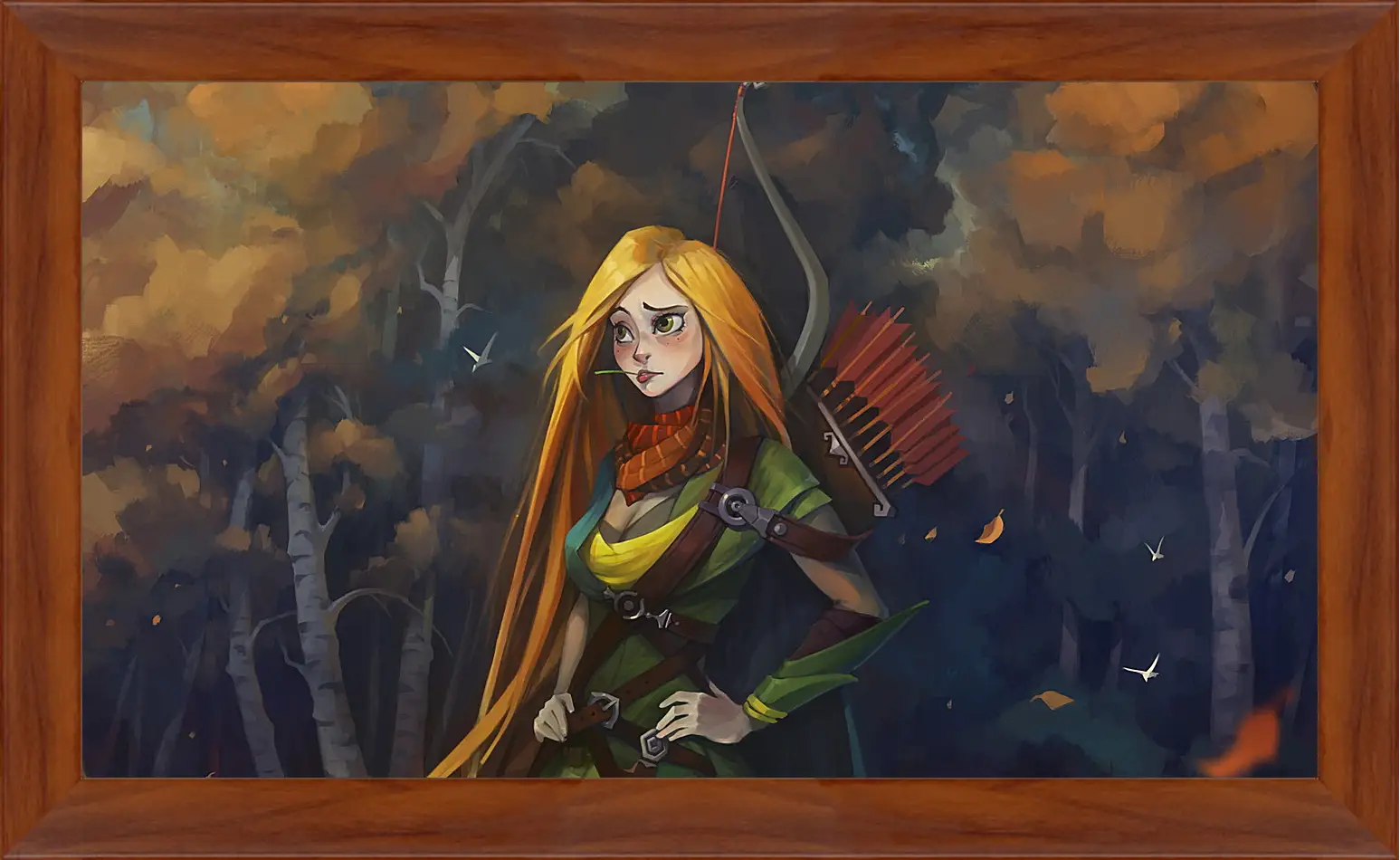 Картина в раме - windrunner, dota 2, art
