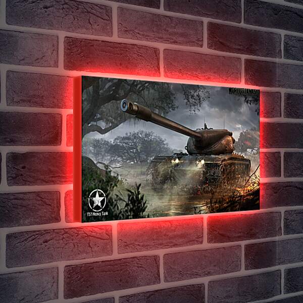 Лайтбокс световая панель - wargaming net, world of tanks, t57 heavy tank