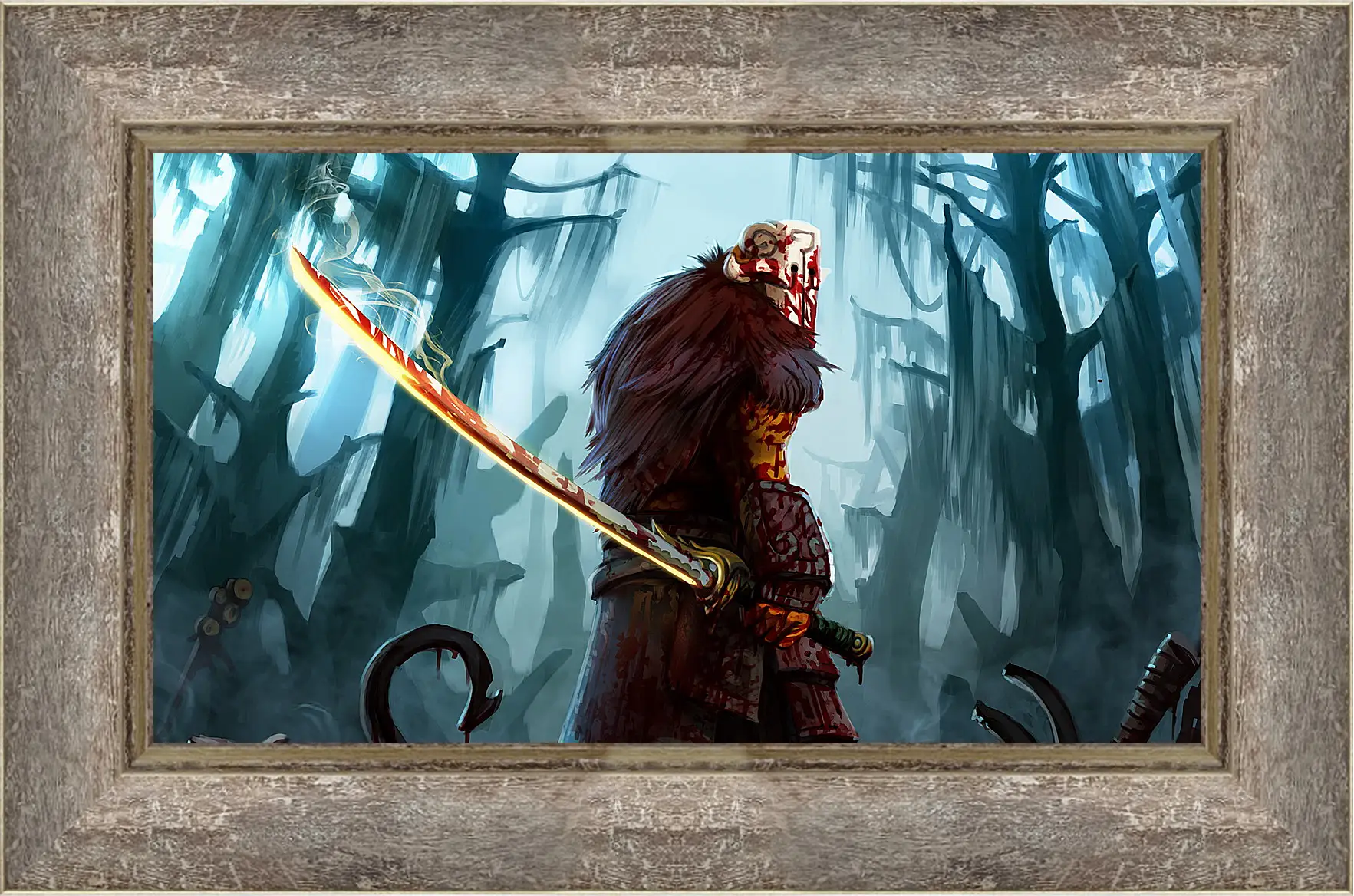 Картина в раме - jugg, dota 2, art